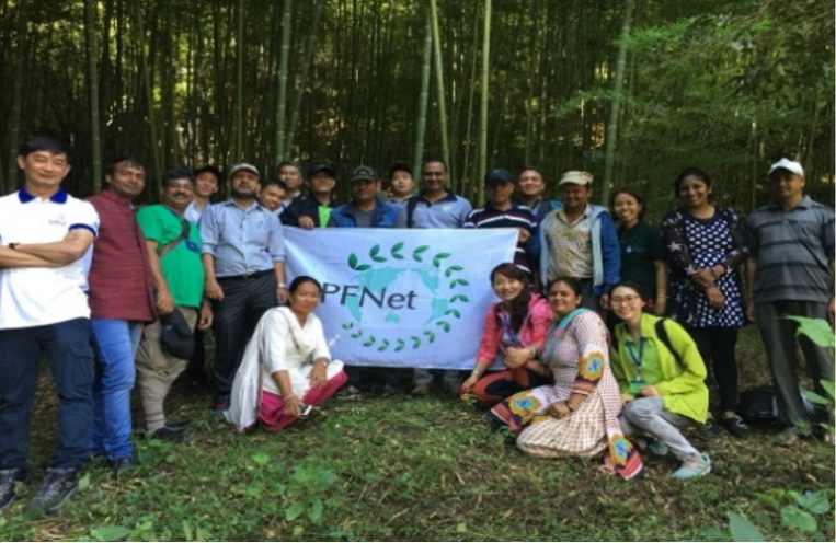 APFNet provided trainers with on-site opportunity to learn community forestry and its training in Nepal