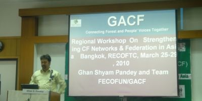 APFNet participated in GACF Regional Workshop and consulted with RECOFTC on coop