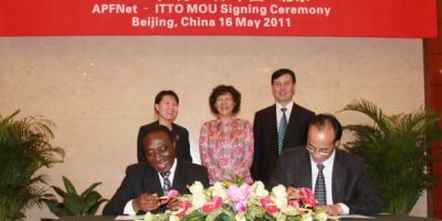 A Five Year MoU Signed between APFNet and ITTO