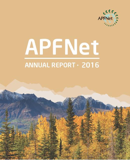 <b>APFNet annual report 2016 </b>